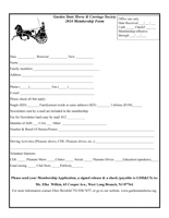 membership form